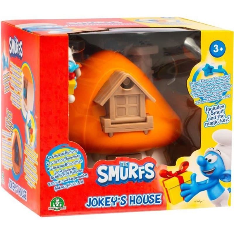 Maison de jeu - GIOCHI PREZIOSI - Les Schtroumpfs - Maison magique avec 1 figurine Farceur et accessoires - a partir de