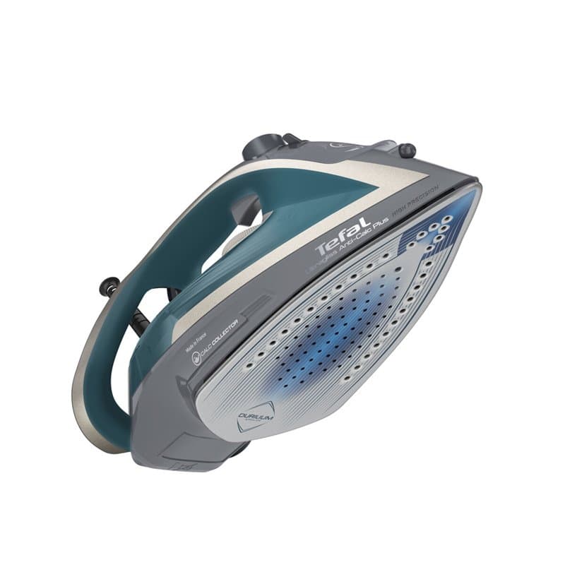 Tefal Ultragliss Anti-Calc Plus FV6842E0 fer à repasser Fer à vapeur 2800 W Bleu, Argent