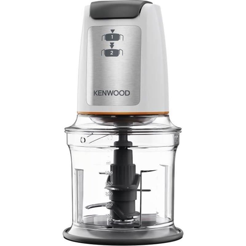 Mini-hachoir - KENWOOD - CHP61.100WH - 500 W - 0,8 L - 4 lames en acier inoxydable - Blanc