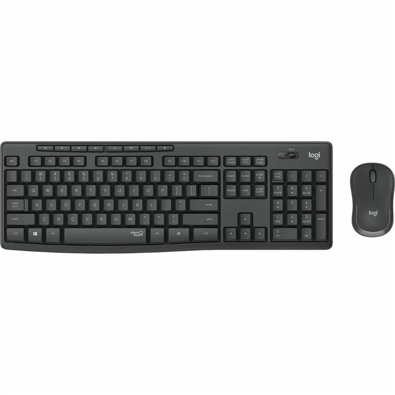 Logitech MK295 Silent Wireless Combo clavier Souris incluse RF sans fil Portuguais Graphite