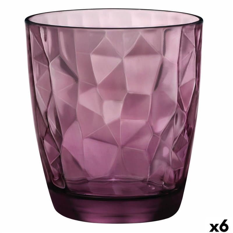 Verre Bormioli Rocco Diamond Pourpre verre 300 ml (6 Unités)