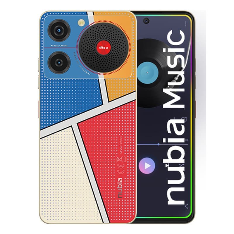 ZTE NUBIA MUSIC POP ART 4 GB RAM 128 GB Multicouleur 6,6"