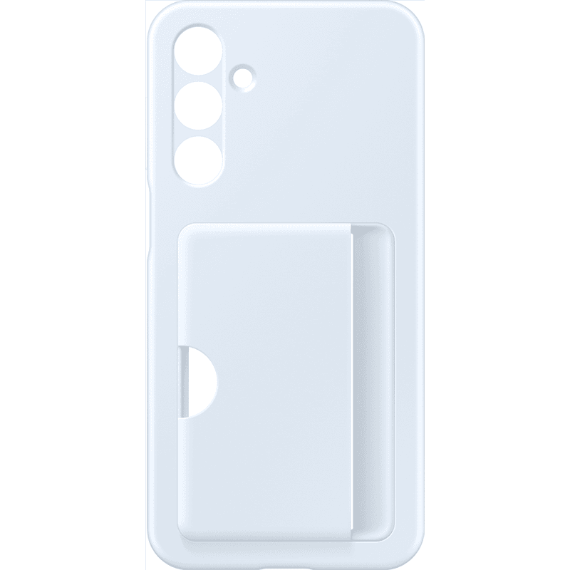 Coque Samsung Galaxy A16 4G / Galaxy A16 5G souple Ultra fine avec porte-carte intégré Bleu Polaire Samsung