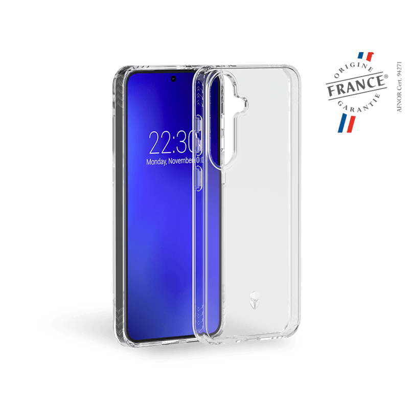 Coque Renforcée Samsung Galaxy S25+ PULSE Garantie à vie - Transparente FR Force Case