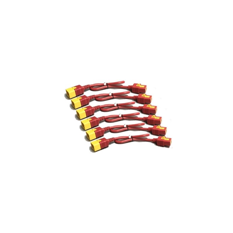 APC AP8712SX340 câble électrique Rouge 0,6 m Coupleur C19 Coupleur C20