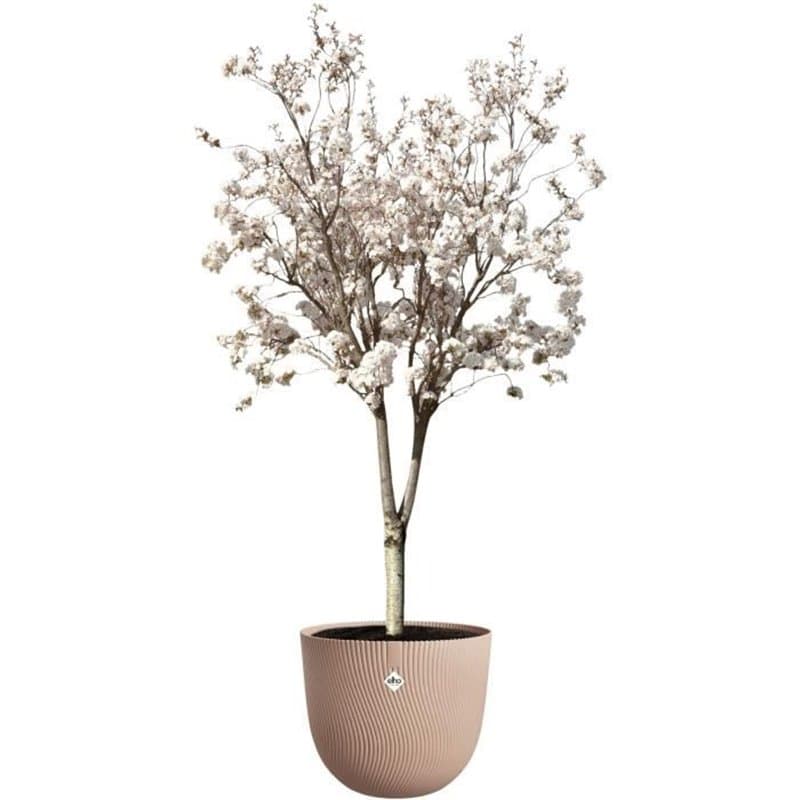 Pot de fleurs - ELHO - Sereh Rond 47 - Marron - Ø 47 x H 40 cm - 100% recyclé