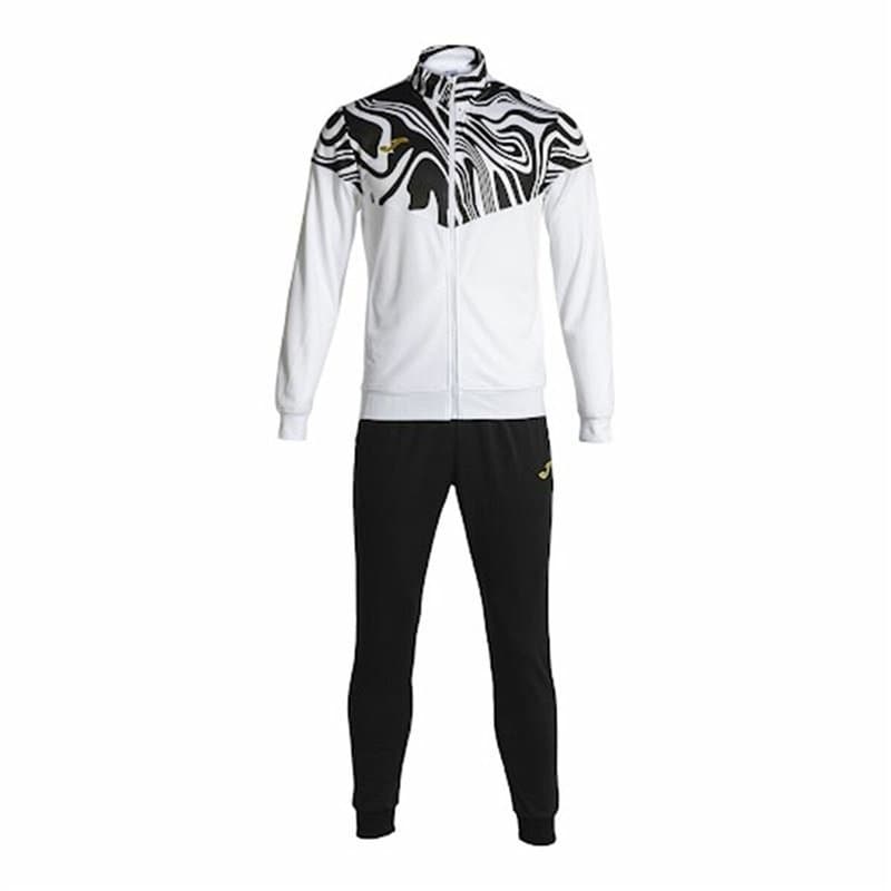 Survêtement pour Adultes Joma Sport Lion II Noir Enfant Homme 2 Pièces