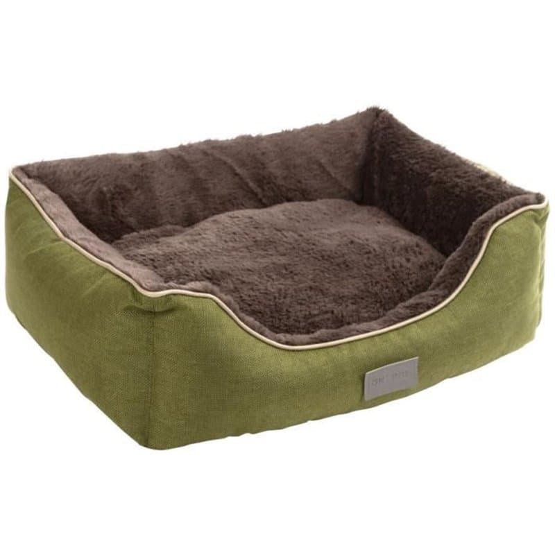 KERBL - Panier / Coussin - Samuel - Gris/Gris foncé - 60 x 50 x 17cm