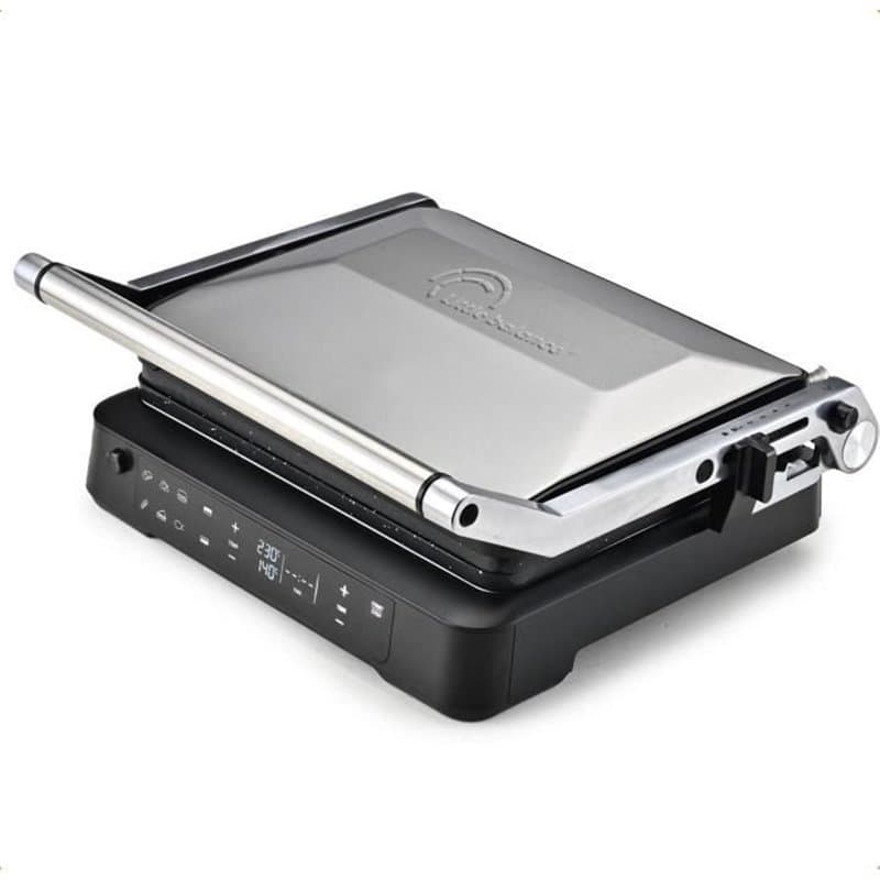Grill viande - LITTLE BALANCE - 8734 - 2000 W - 6 positions - Aluminium / Noir