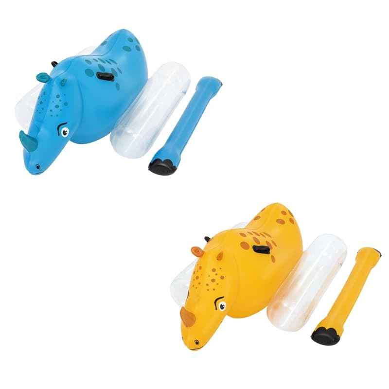 Bestway Jeu Flottant Lutte de Rhinocéros 153x77 cm +3 Ans Piscine 41522