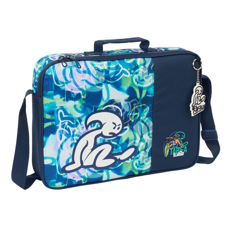 Cartable d'école El Niño Kook Blue marine 38 x 28 x 6 cm