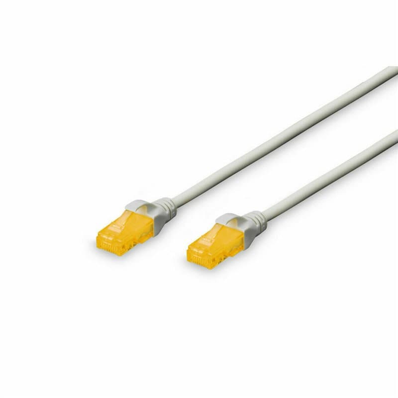 Câble Réseau Rigide UTP 6ème Catégorie Digitus 3 m Gris