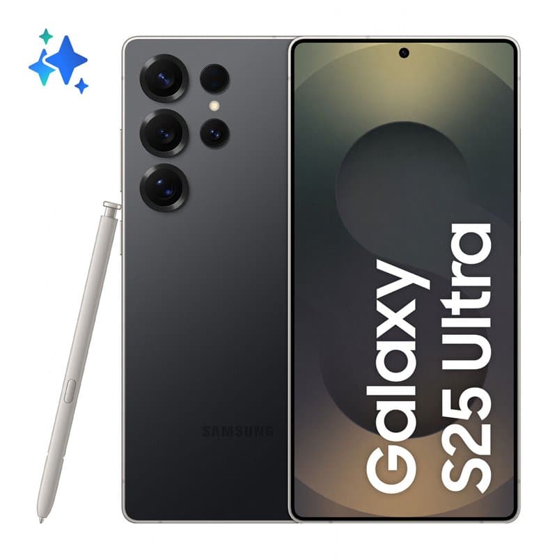 Smartphone Samsung Galaxy S25 Ultra 12 GB RAM 256 GB Noir Titane 6,9" Qualcomm Snapdragon 8 Elite