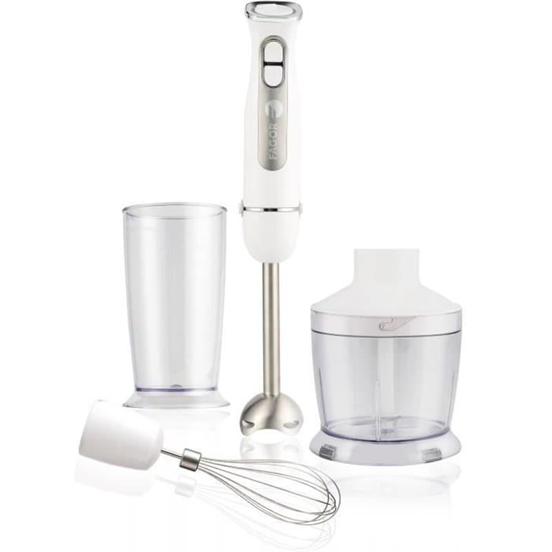 Set mixeur plongeant - FAGOR - FG349 1000 W 12 vitesses + pulse - Blanc