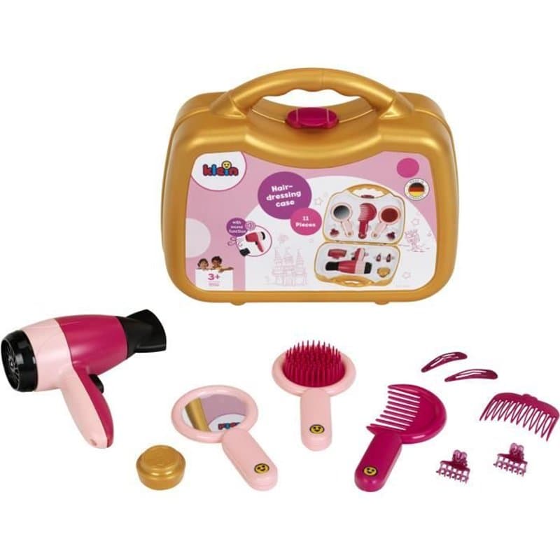 Mallette de coiffure avec seche-cheveux électronique - KLEIN - 5559 - Des 3 ans