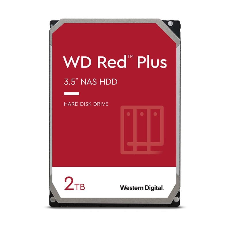 WD Red - WD20EFRX - 2TB 3.5" NAS Disque Dur Interne - 5400 RPM Class, SATA 6 Gb/s, CMR, 64MB Cache