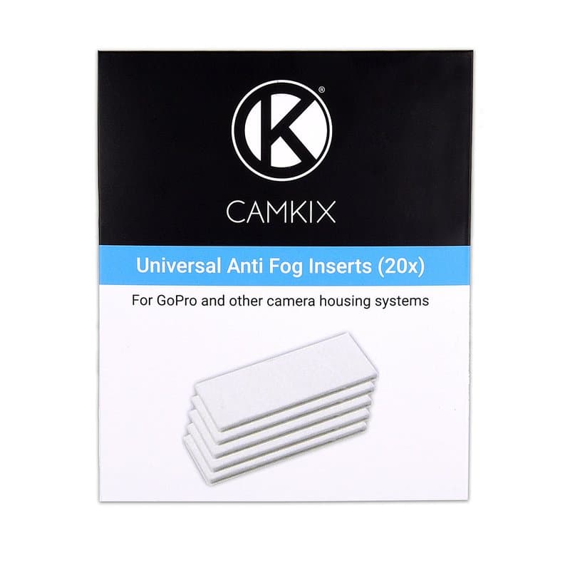 Inserts Anti-buée Compatible Lot de 20 avec GoPro Hero et Autres caméras - Inserts Anti-humidité réutilisables pour Action-cams