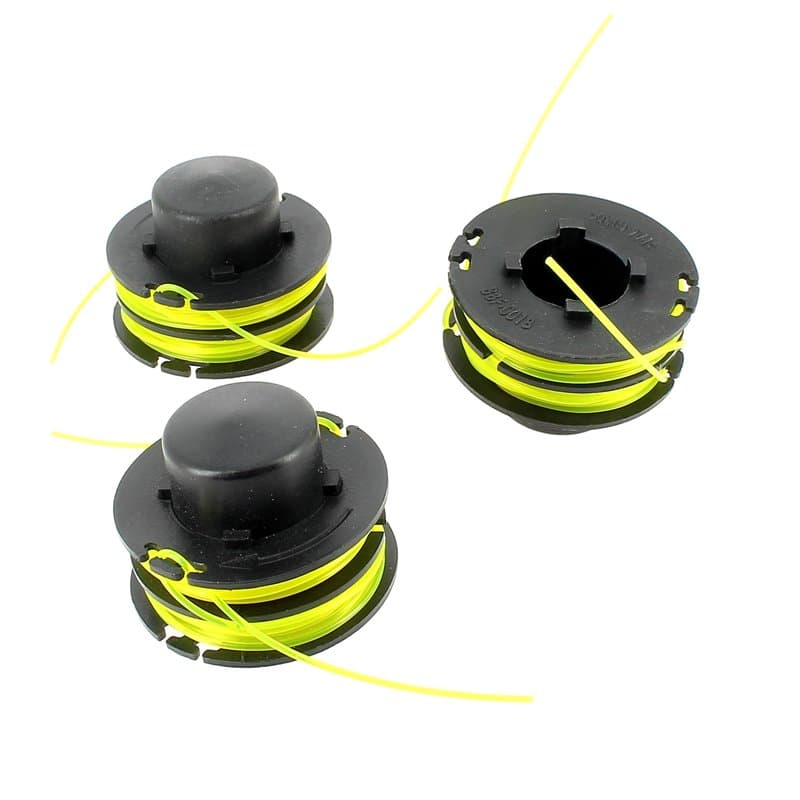 Ryobi - Lot 3 bobines Double Fil Ø 1,2 mm pour Coupe-Bordures électriques RLT3025 / RLT3025F / RLT3025S / RLT3525S / RLT3525 / R