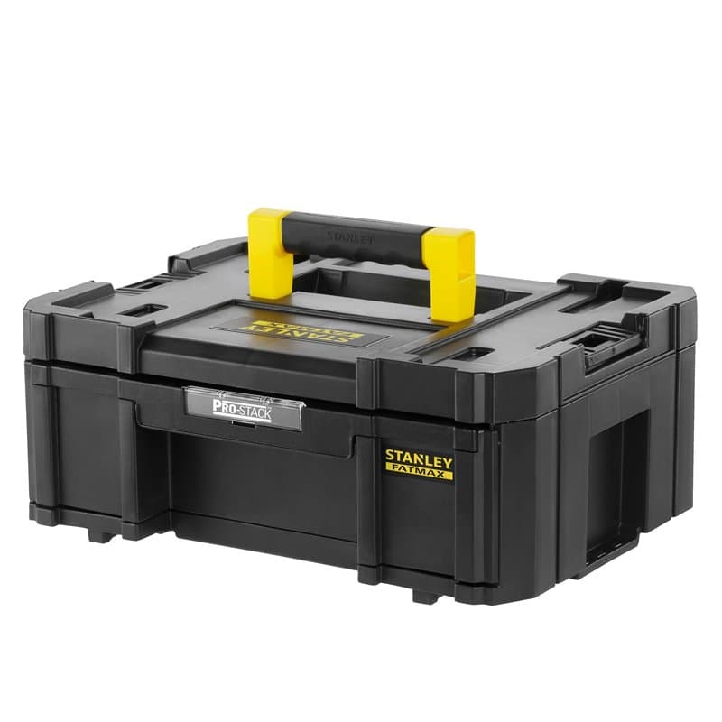 STANLEY Fmst1-71968 Mallette Grand Tiroir 6 Casiers Tstak/PRO-STACK Gamme FATMAX - 9,5L - Corps Polypropylène - Tiroirs Grande C