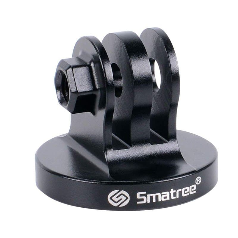 Smatree Adaptateur de trépied en Aluminium pour caméras GoPro Session, GoPro Hero 2018, GoPro Hero Fusion, GoPro Hero 11/10/9/8/