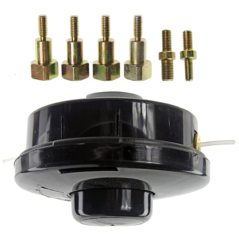 SPARES2GO Tête de Bobine de Fil Rechargeable Universelle à Double Ligne - pour débroussailleuses et élagueuses à Essence (Assemb