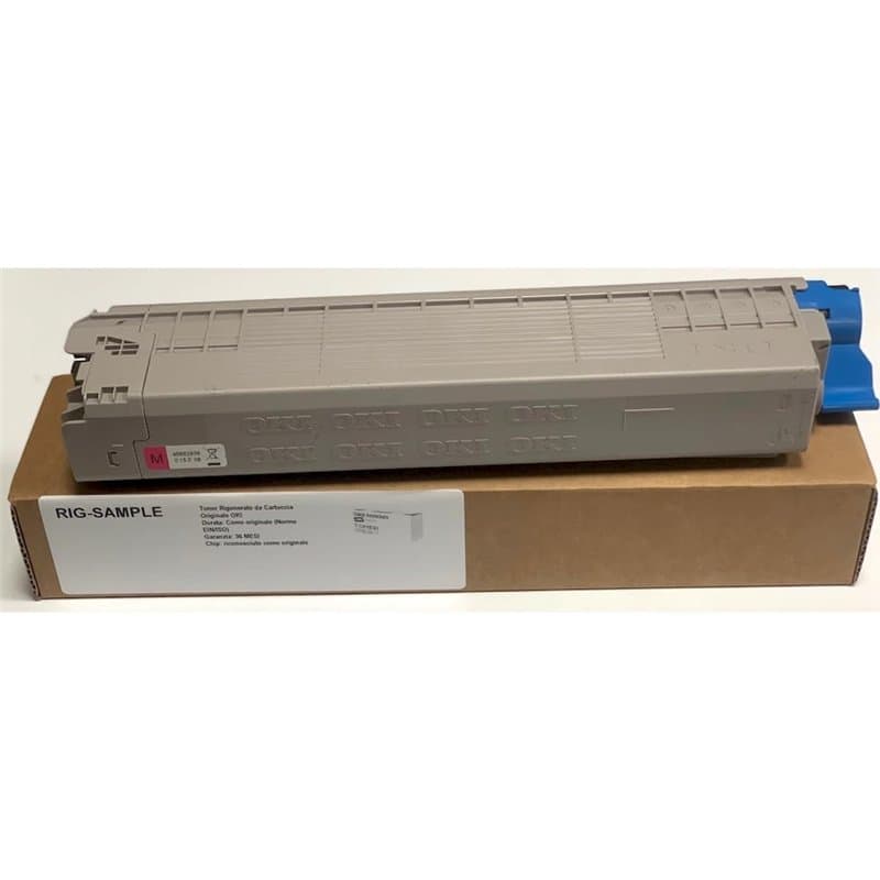 Toner OKI 44844506 pour C831n C841n C831dn C841dn C831 C841 831 841 n dn - Magenta - 10.000 Pages - Régénéré Made in Italy