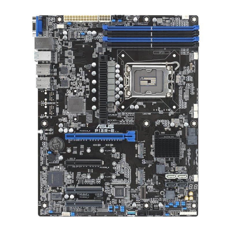 Płyta główna Asus P13R-E 1x LGA1700 Intel Xeon E-24XX C266 (4xDIMM 8X SATA 2xM.2 2x1GbE ASMB11-iKVM ATX)