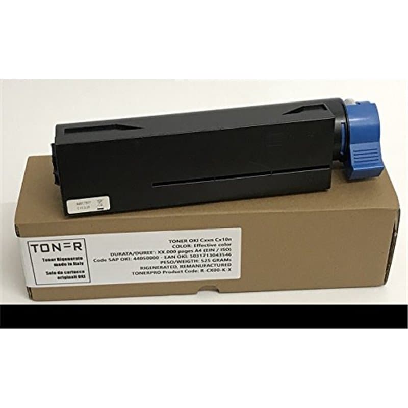 Toner OKI MB461 MB471 MB491 B431 – Noir – 7 000 pages – Cod OKI 44574802 – EAN 5031713048701 – Régénéré fabriqué en Italie
