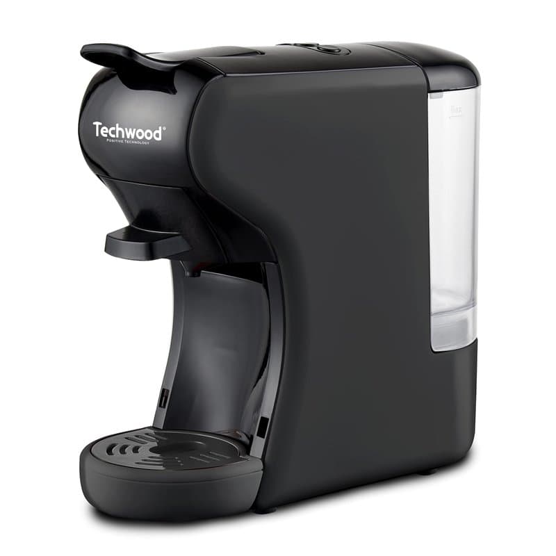 Techwood Cafetières Expresso TCA-196N Multi-Capsules, Noir