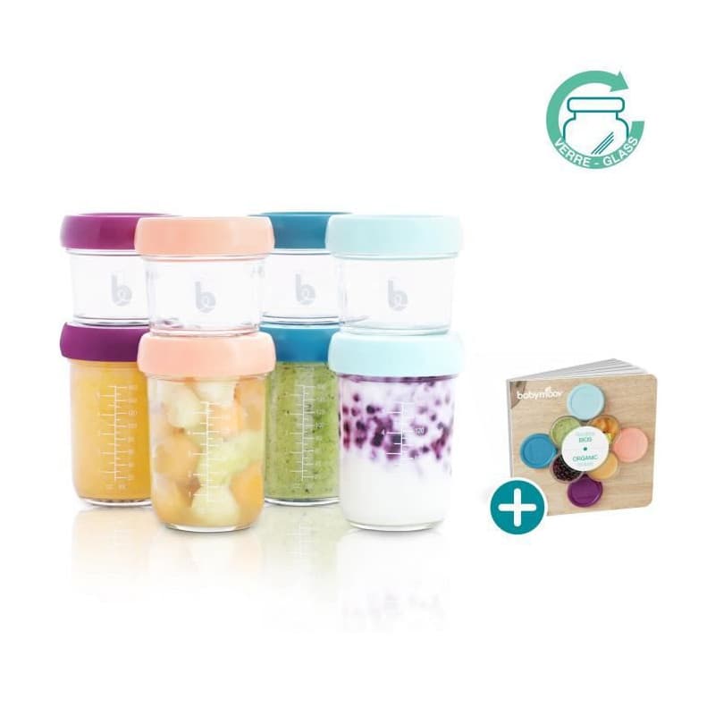 Récipient de Conservation des Aliments Babymoov Airtight 8 Unités