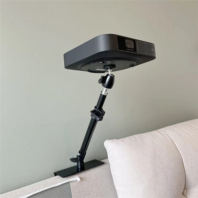 AiFeelife Support de projecteur de lit pour canapé - Installation Invisible - Support de projecteur en métal - Montage Multi-Ang