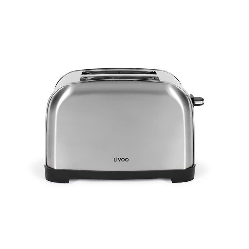 Livoo - Grille-pain 2 fentes DOD196 - fente large de 3 cm, 750-850 W, 3 fonctions, thermostat réglable (7 niveaux)