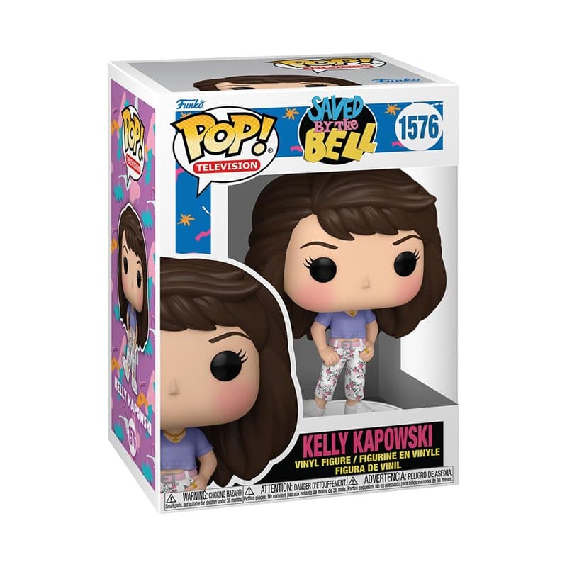 Funko Pop! TV: SBTB 30th – Kelly Kapowski - Saved by The Bell - Figurine en Vinyle à Collectionner - Idée de Cadeau - Produits O