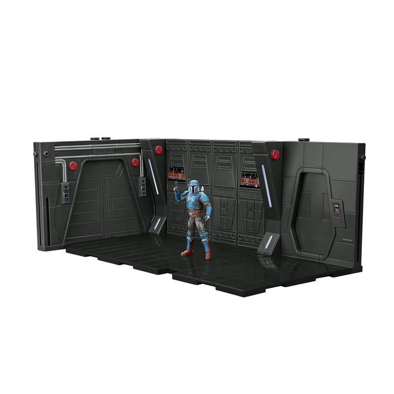 Star Wars The Vintage Collection, Coffret de Jeu Moff Gideon’s Imperial Light Cruiser Hallway, The Mandalorian, échelle de 9,5 c