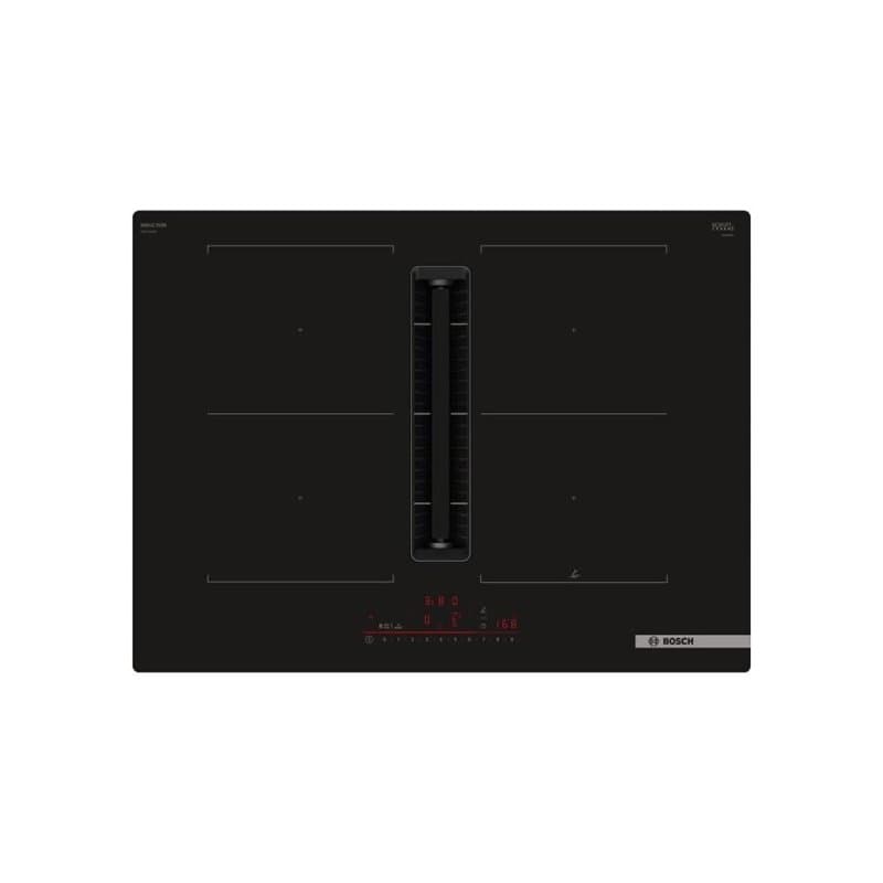 Bosch PVQ711H26E, Série 6, Plaque induction aspirante, 4 feux, Noir