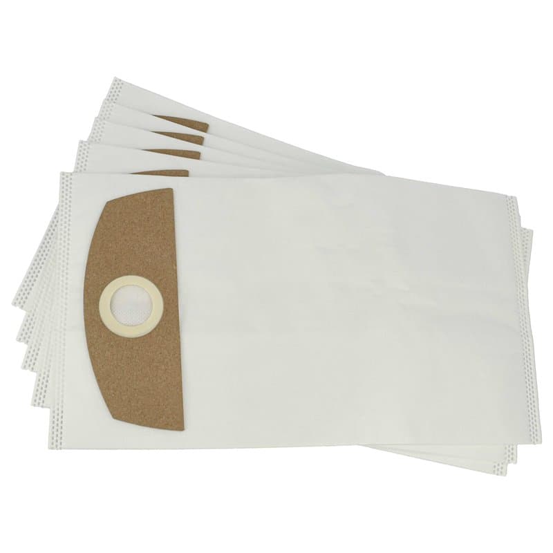 vhbw 5x Sacs compatible avec Cleancraft dryCAT 16 aspirateur - microfibre non tissée, 36cm x 20cm blanc