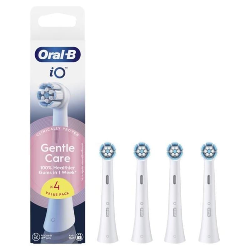 Recharges de brosse a dents - ORAL B - iO - x4 Soin Doux Blanc