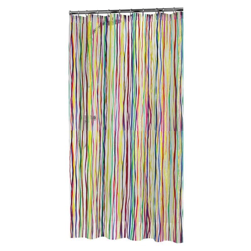 Sealskin Rigato, Rideau de Douche, PEVA, 180 x 200 cm, Multi