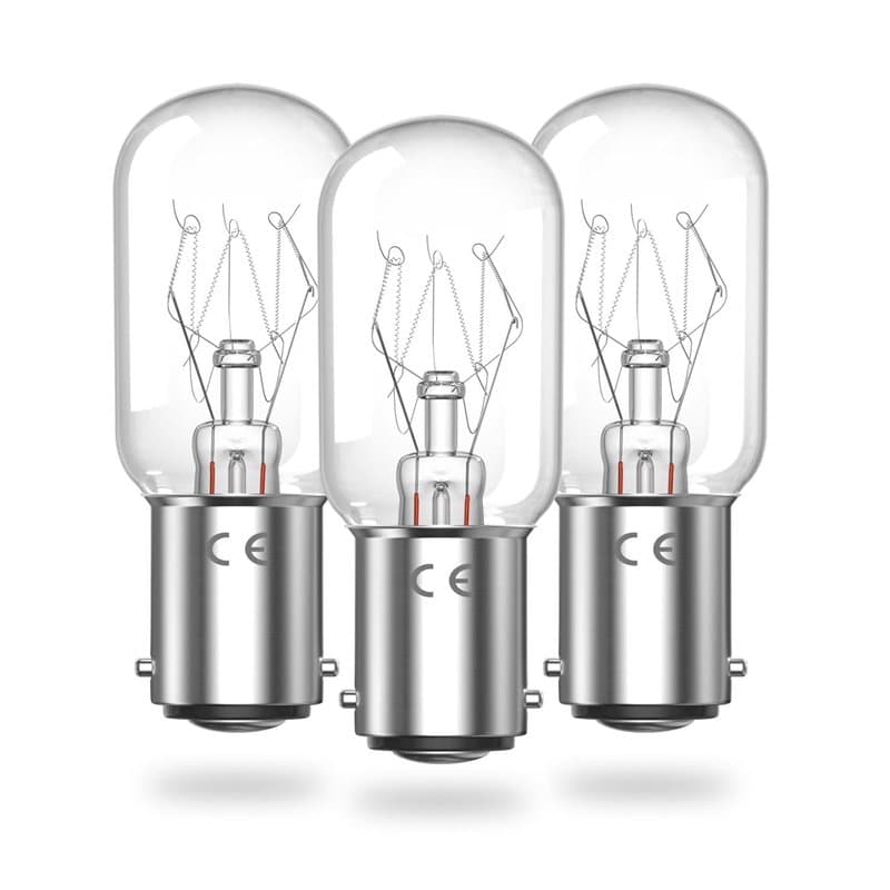 Klarlight ampoule machine a coudre 15w, ampoule baionnette variable, T22 B15 ampoule 15w pour machine à coudre, veilleuse, lampe