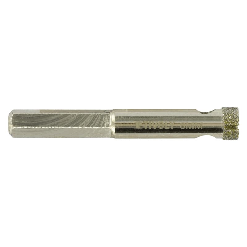 Tivoly 12000820800 Foret Diamond à Eau pour Grès Céram, Queue Hexagonale, Usage Courant Ø 8mm