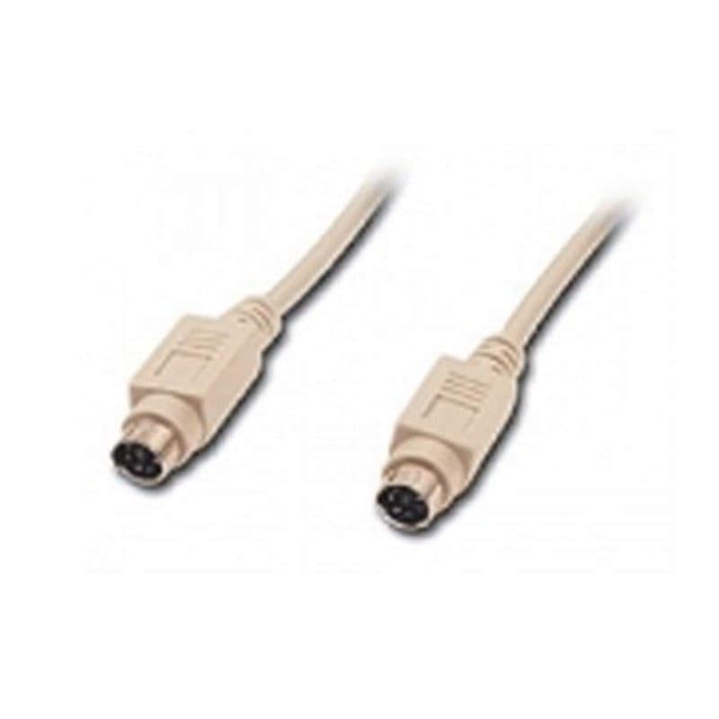 Connectland MINIDIN6MM-5M Câble de Souris/Clavier PS2 5 m Blanc