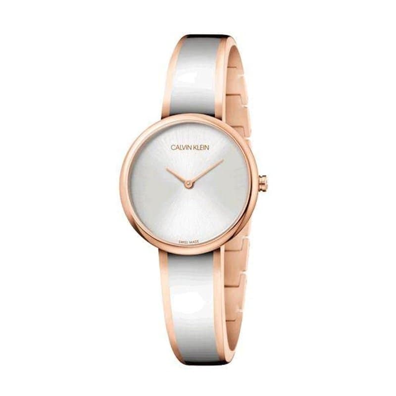Calvin Klein Quartz Montre avec Bracelet en Acier Inoxydable K4E2N61Y