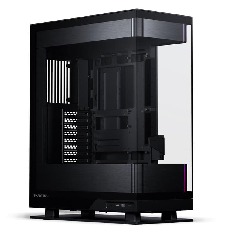 Phanteks Evolv X2, châssis de Jeu mi-Tour, système de Refroidissement Vertical, châssis en Verre trempé Transparent, Panneau int