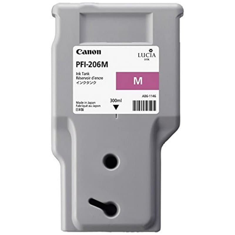 Canon PFI206M - 5305B001 - Réservoir d'encre 300 ml Magenta