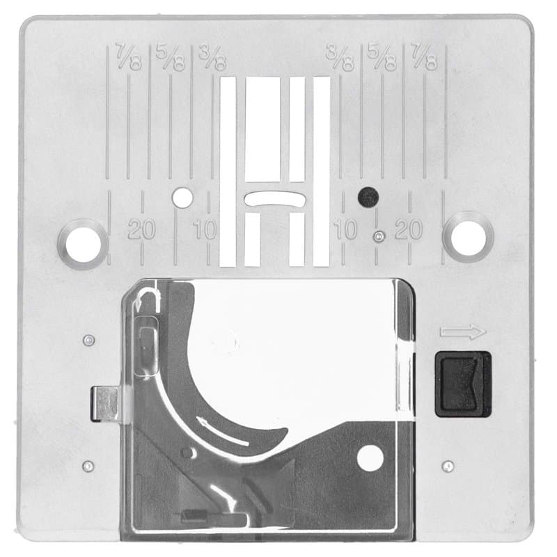 Oumefar Plaque D'aiguille à Coudre , Plaque D'aiguille de Fer Machine à Coudre Domestique Accessoires de Remplacement de Panneau