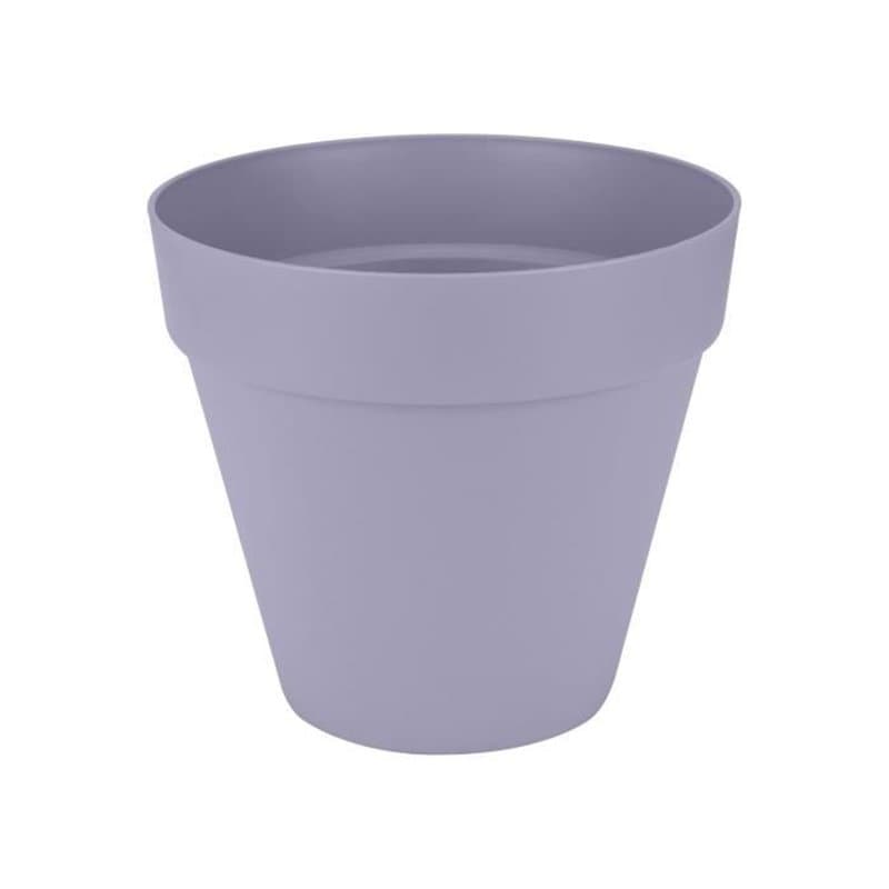 Pot de fleur - Elho - Loft Urban Rond - Violet - L 29 x B 28.5 x H 26 cm - Extérieur - 100% recyclé