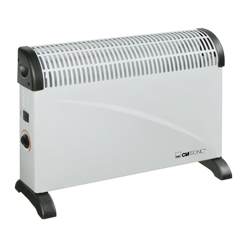 Clatronic® Chauffage par convecteur | Chaleur mobile | Chauffage électrique à 3 niveaux de chauffage | avec thermostat | jusqu'à