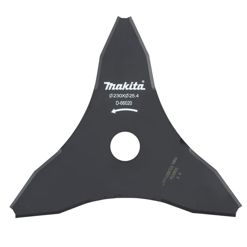 Lames 3 dents pour débroussailleuse Ø 230 mm DUR368/369 - MAKITA D-66020