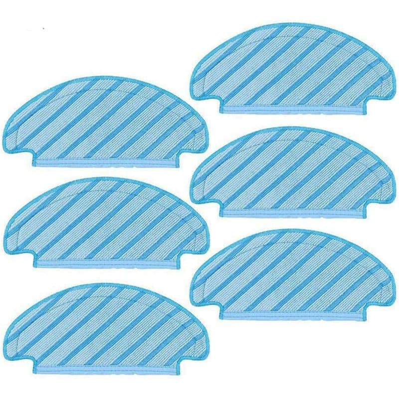 6 lingettes de Nettoyage pour Ecovacs DEEBOT OZMO N8 N8+ N8 Pro N8 Pro+ pour Ecovacs DEEBOT T8 T8+ T8 AIVI T8 Max Robot Aspirate