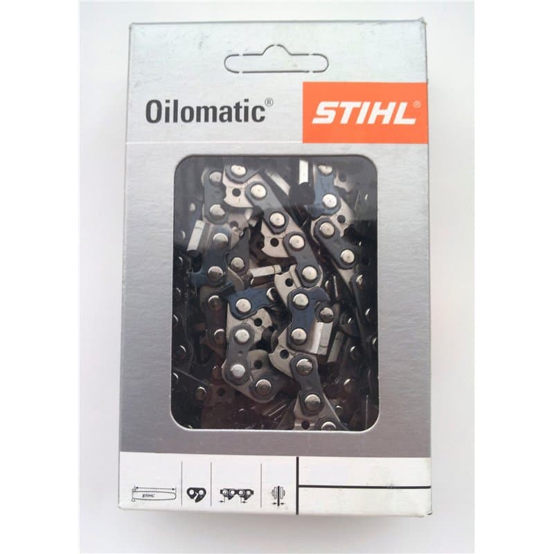 Stihl 3652 000 0072 RMC Chaîne de tronçonneuse 50 cm 72 maillons 1,6 mm 3/8" Gouge demi-ronde